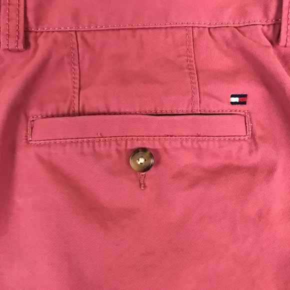 Tommy Hilfiger Mens Shorts 36 Red Chinos - Picture 3 of 5